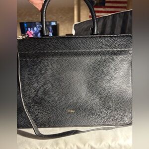 Furla black leather‎ purse